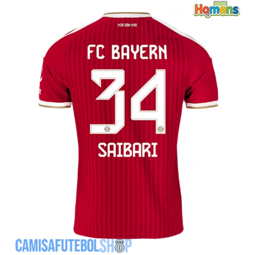 Camisa de time de futebol Bayern Munich Ismael Saibari #34 Replicas 1º Equipamento 2026-27 Manga Curta